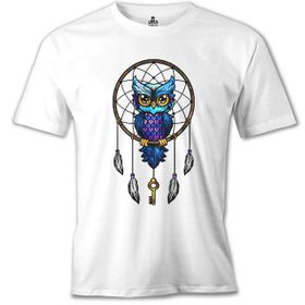 Lord T-Shirt MB-999 Düş Kapanı Baykuş Beyaz Erkek T-Shirt