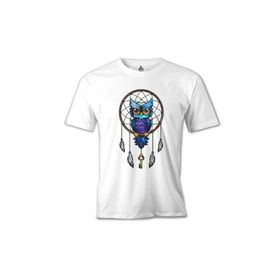 Lord T-Shirt MB-999 Düş Kapanı Baykuş Beyaz Erkek T-Shirt