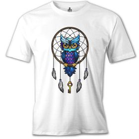 Lord T-Shirt MB-999 Düş Kapanı Baykuş Beyaz Erkek T-Shirt