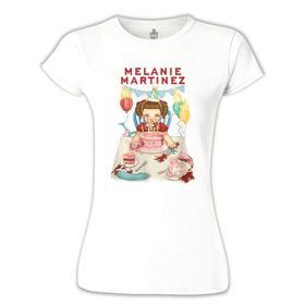 Lord T-Shirt Melanie Martinez Party Beyaz Kadın T-shirt