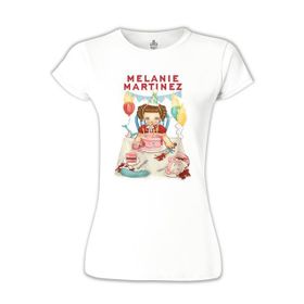 Lord T-Shirt Melanie Martinez Party Beyaz Kadın T-shirt