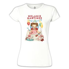 Lord T-Shirt Melanie Martinez Party Beyaz Kadın T-shirt