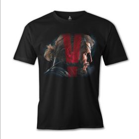 Lord T-Shirt Metal Gear Solid V - The Phantom Pain Siyah Erkek T-shirt
