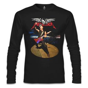 Lord T-Shirt Metallica James Erkek Siyah Sweatshirt