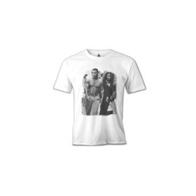 Lord T-Shirt Mike Tyson And Naomi Beyaz Erkek T-Shirt