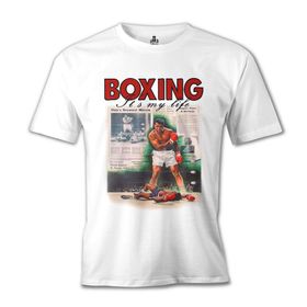 Lord T-Shirt Muhammad Ali - My Life Beyaz Erkek T-shirt