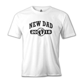 Lord T-Shirt New Dad - 2018 Beyaz Erkek T-shirt
