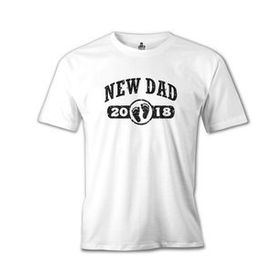 Lord T-Shirt New Dad - 2018 Beyaz Erkek T-shirt