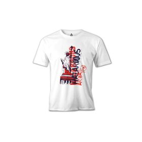 Lord T-Shirt New York Liberty Area Beyaz Erkek T-Shirt