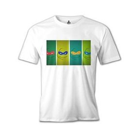 Lord T-Shirt Ninja Kaplumbağalar Beyaz Erkek T-shirt