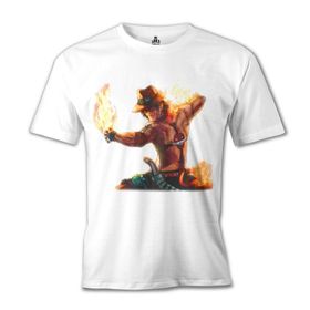 Lord T-Shirt One Piece - Flame Beyaz Erkek T-shirt