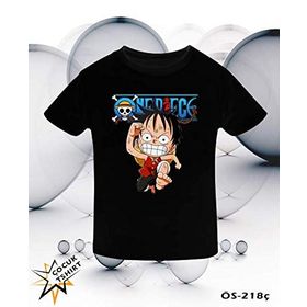 Lord T-Shirt One Piece Luffy Run Siyah Erkek Çocuk T-shirt