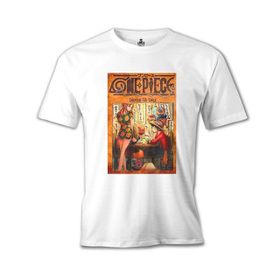 Lord T-Shirt One Piece Smile Beyaz Erkek T-Shirt