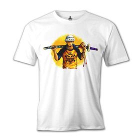 Lord T-Shirt One Piece - Trafalgar Law Beyaz Erkek T-shirt
