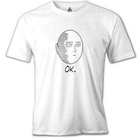 Lord T-Shirt One Punch Man Ok. Beyaz Erkek T-Shirt