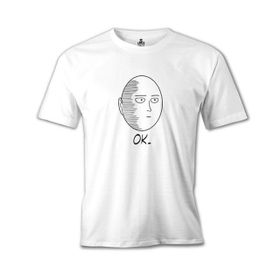 Lord T-Shirt One Punch Man Ok. Beyaz Erkek T-Shirt