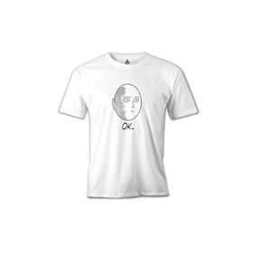 Lord T-Shirt One Punch Man Ok. Beyaz Erkek T-Shirt