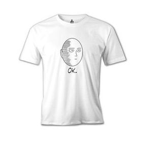 Lord T-Shirt One Punch Man Ok. Beyaz Erkek T-Shirt