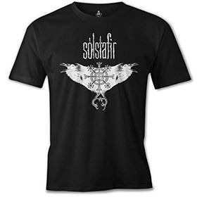 Lord T-Shirt ÖS-2178-1 Siyah Solstafir - Icelandic Erkek T-shirt