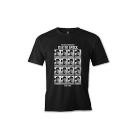 Lord T-Shirt ÖS-223 Siyah Star Trek - Mr. Spock Erkek T-shirt