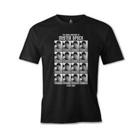 Lord T-Shirt ÖS-223 Siyah Star Trek - Mr. Spock Erkek T-shirt