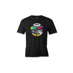Lord T-Shirt ÖS-254 Siyah Tv No Signal Erkek T-shirt