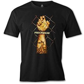 Lord T-Shirt ÖS-257 Siyah Prison Break - Caught Erkek T-shirt