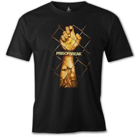 Lord T-Shirt ÖS-257 Siyah Prison Break - Caught Erkek T-shirt