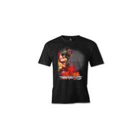 Lord T-Shirt ÖS-473 Tekken 5 Punch Siyah Erkek T-Shirt
