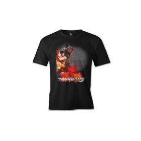 Lord T-Shirt ÖS-473 Tekken 5 Punch Siyah Erkek T-Shirt