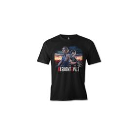 Lord T-Shirt ÖS-477 Resident Evil 3 Siyah Erkek T-Shirt