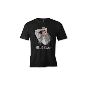 Lord T-Shirt ÖS-480 Billie Eilish Spiders Siyah Erkek T-Shirt