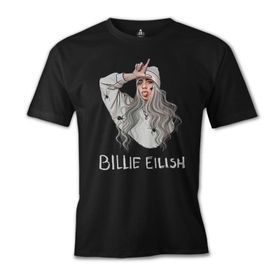 Lord T-Shirt ÖS-480 Billie Eilish Spiders Siyah Erkek T-Shirt