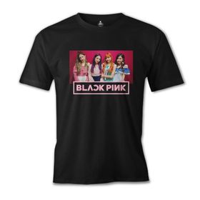 Lord T-Shirt ÖS-489 Black Pink Pink Siyah Erkek T-Shirt