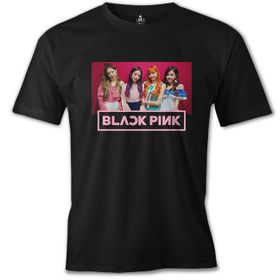 Lord T-Shirt ÖS-489 Black Pink Pink Siyah Erkek T-Shirt