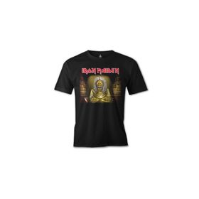 Lord T-Shirt ÖS-490 Iron Maiden Eddie Ax Siyah Erkek T-Shirt