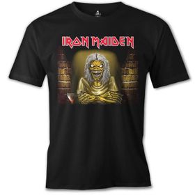 Lord T-Shirt ÖS-490 Iron Maiden Eddie Ax Siyah Erkek T-Shirt