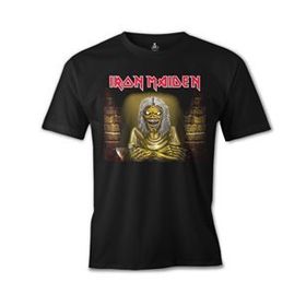 Lord T-Shirt ÖS-490 Iron Maiden Eddie Ax Siyah Erkek T-Shirt