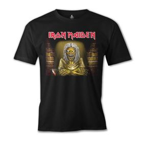 Lord T-Shirt ÖS-490 Iron Maiden Eddie Ax Siyah Erkek T-Shirt
