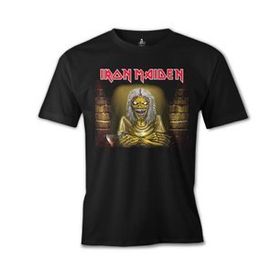 Lord T-Shirt ÖS-490 Iron Maiden Eddie Ax Siyah Erkek T-Shirt