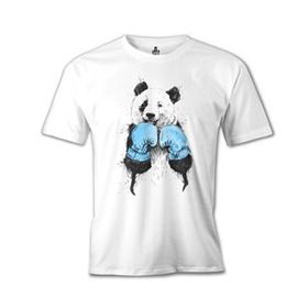 Lord T-Shirt Panda - Boks Beyaz Erkek T-shirt