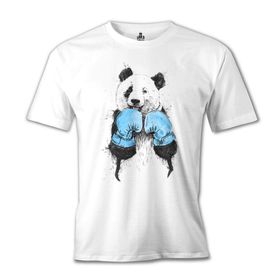 Lord T-Shirt Panda - Boks Beyaz Erkek T-shirt