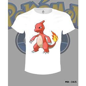 Lord T-Shirt Pokemon - Charmeleon Beyaz Erkek T-shirt