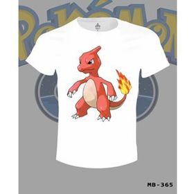 Lord T-Shirt Pokemon - Charmeleon Beyaz Erkek T-shirt