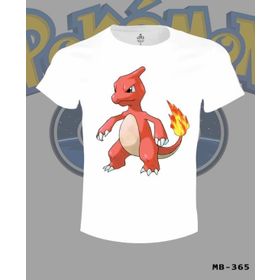 Lord T-Shirt Pokemon - Charmeleon Beyaz Erkek T-shirt
