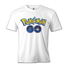 Lord T-Shirt Pokemon Go - Logo Beyaz Erkek T-shirt