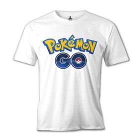 Lord T-Shirt Pokemon Go - Logo Beyaz Erkek T-shirt
