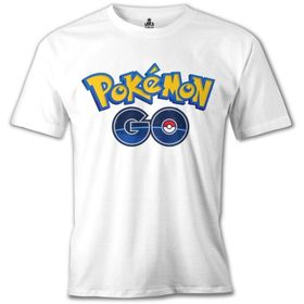Lord T-Shirt Pokemon Go - Logo Beyaz Erkek T-shirt