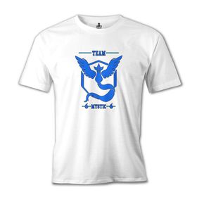 Lord T-Shirt Pokemon Go - Team Mystic Beyaz Erkek T-shirt