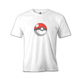 Lord T-Shirt Pokemon - Pokeball Beyaz Erkek T-shirt